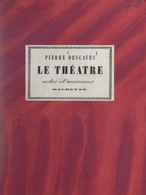cover image of Le théâtre